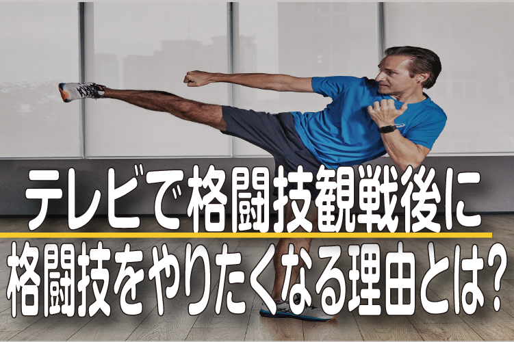 テレビで格闘技観戦後にやりたくなる理由とは？
